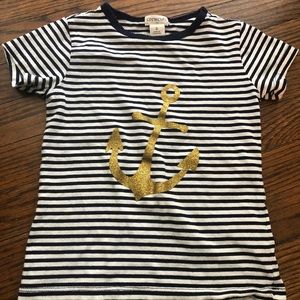 Crewcuts girls 2T anchor tee